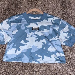 the cutest adidas cropped tee .